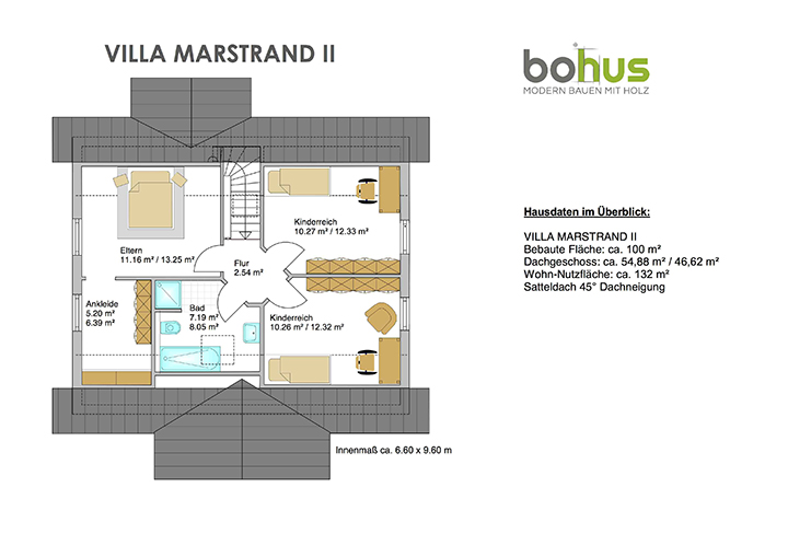 Plan Erdgeschoss Villa Mora 2